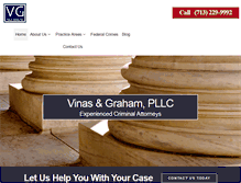 Tablet Screenshot of houstoncriminalfirm.com